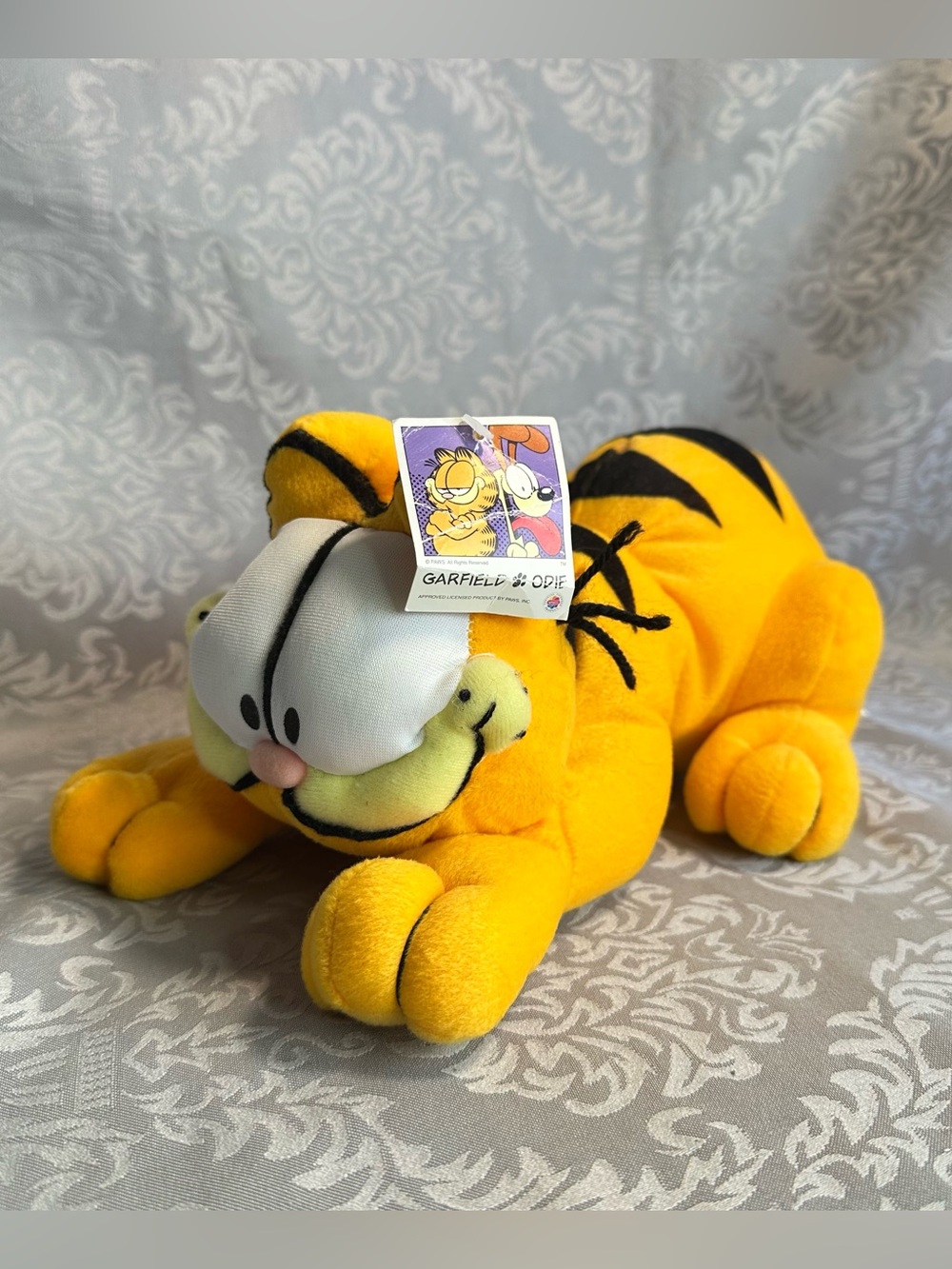 Garfield Yellow Plush Cat Stuffed Animal - Classic Cartoon Plush